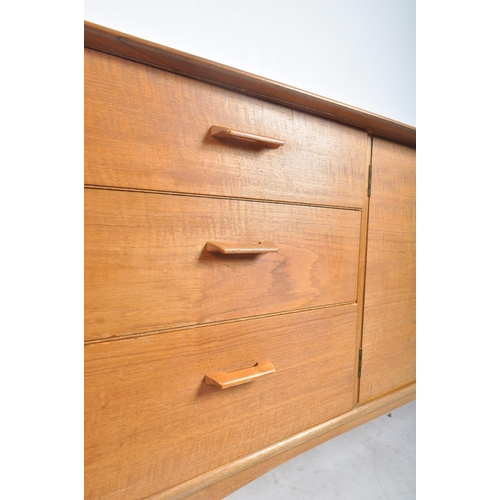 59 - Alfred Cox - A retro mid 20th century 1960s teak wood sideboard credenza. The sideboard of simple fo... 