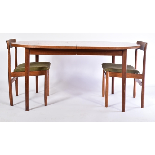 75 - Roeds Bjarnum - Sweden - A vintage mid 20th century Swedish teak Roeds Bjarnum extending oval dining... 