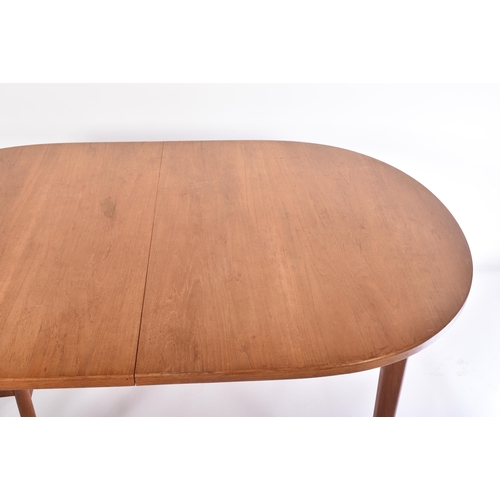 75 - Roeds Bjarnum - Sweden - A vintage mid 20th century Swedish teak Roeds Bjarnum extending oval dining... 