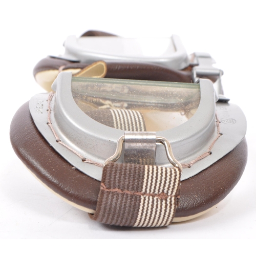 245 - A pair of Stadium mark 8 vintage goggles. With laminated glass lenses and original box. Specially de... 