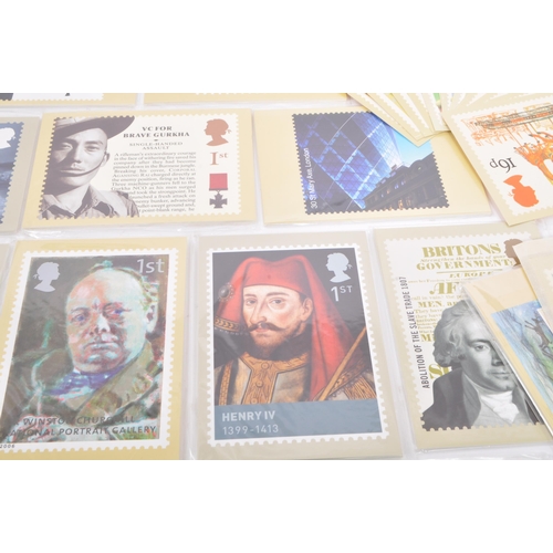 497 - A large collection of 300+ 20th century black & white / coloured Royal Mail United Kingdom multiple ... 