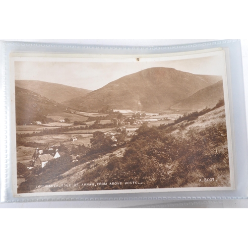 501 - A collection of early to mid 20th century Scottish postcards. Majority landscape scenes, including p... 