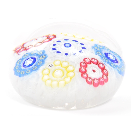 97 - Baccarat - A 20th century circa 1970s French Baccarat glass paperweight. The paperweight having mill... 