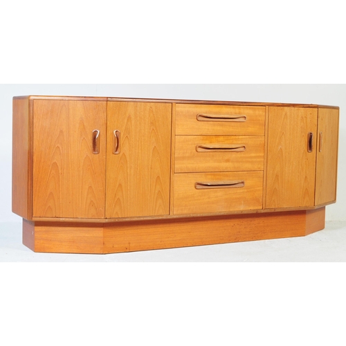 609 - G Plan - Fresco - A mid 20th century teak G-Plan Fresco range sideboard credenza. The sideboard havi... 