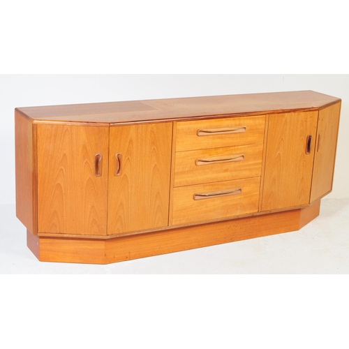 609 - G Plan - Fresco - A mid 20th century teak G-Plan Fresco range sideboard credenza. The sideboard havi... 
