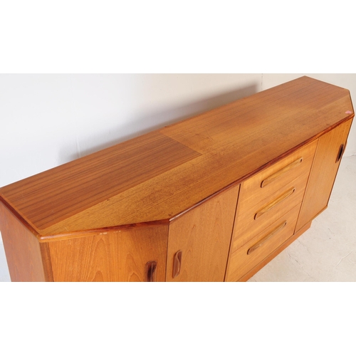 609 - G Plan - Fresco - A mid 20th century teak G-Plan Fresco range sideboard credenza. The sideboard havi... 
