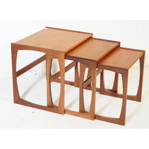 612 - R Bennett for G-Plan Furniture - A 1970's retro vintage teak wood graduating nest of tables by R Ben... 
