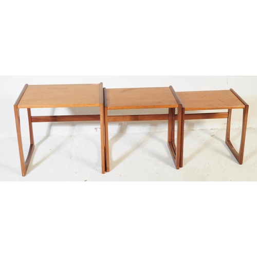 612 - R Bennett for G-Plan Furniture - A 1970's retro vintage teak wood graduating nest of tables by R Ben... 