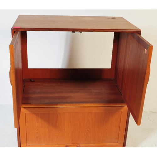 615 - G-Plan - Three pieces of G Plan Fresco Range teak to include a television cabinet, a low twin door c... 