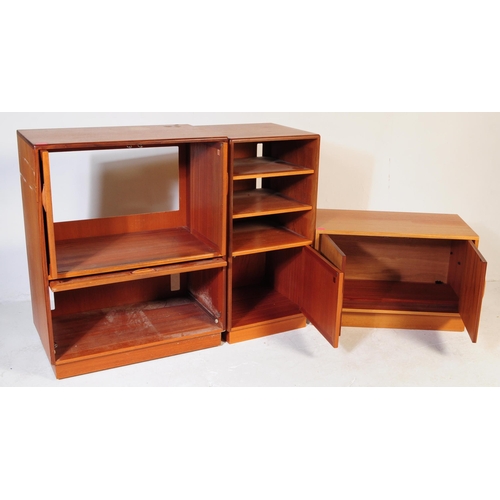 615 - G-Plan - Three pieces of G Plan Fresco Range teak to include a television cabinet, a low twin door c... 