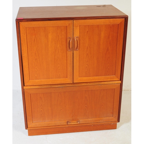 615 - G-Plan - Three pieces of G Plan Fresco Range teak to include a television cabinet, a low twin door c... 