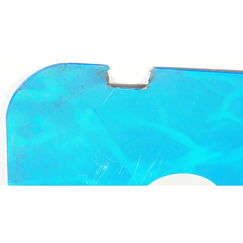 645 - Vintage / contemporary ice cream double sided aluminium metal advertising sign By Nestle. Measures 7... 