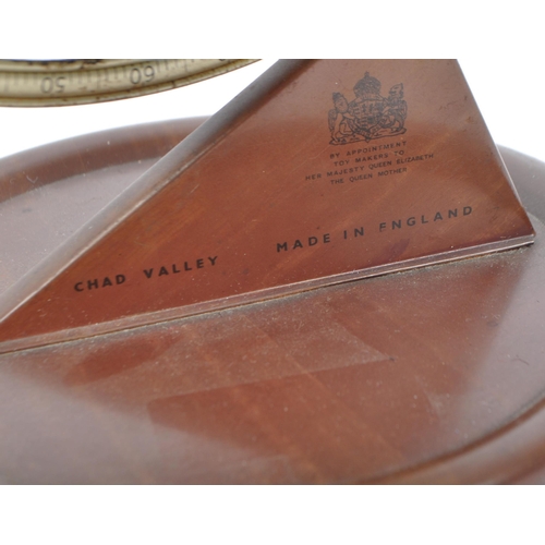 648 - Chad Valley - A vintage mid 20th century circa 1950s Chad Valley desk top world globe, having chrome... 