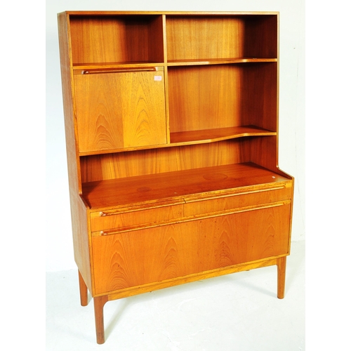 652 - McIntosh - Mid 20th century circa 19070s teak highboard sideboard. Having a configuration of shelves... 