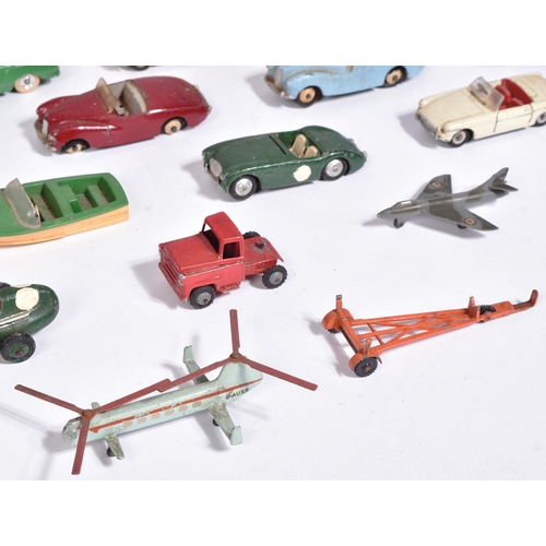 101 - Diecast - a collection of assorted vintage Dinky Toys and Corgi Toys diecast model cars to include; ... 