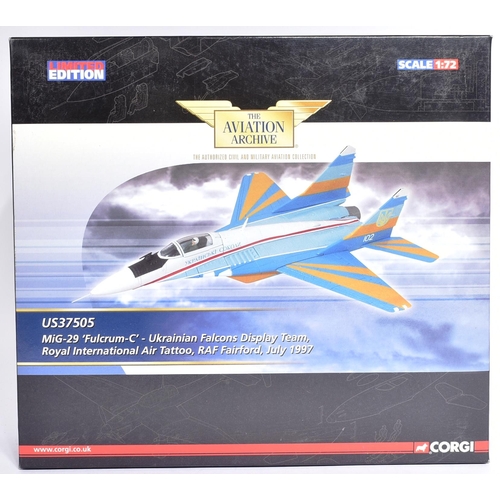 103 - Diecast - x2 limited edition Aviation Archive 1/72 scale aircraft models, comprising of No. AA37504,... 