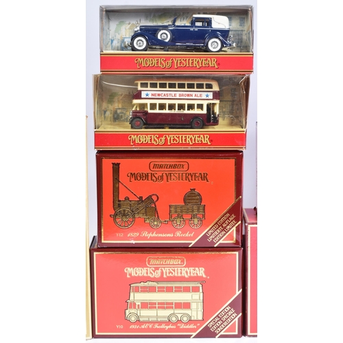 104 - Diecast - a collection of x14 Matchbox Models of Yesteryear diecast, to include: a special edition 1... 