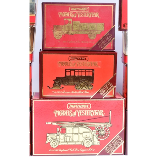 104 - Diecast - a collection of x14 Matchbox Models of Yesteryear diecast, to include: a special edition 1... 