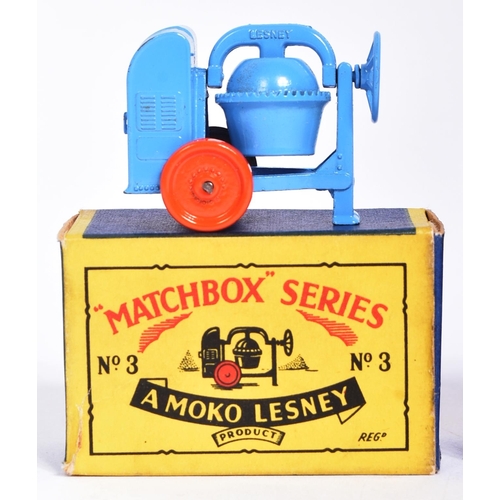 11 - Diecast - x2 original vintage Moko Lesney boxed diecast models comprising; No. 3 Cement Mixer and No... 