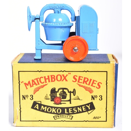 11 - Diecast - x2 original vintage Moko Lesney boxed diecast models comprising; No. 3 Cement Mixer and No... 