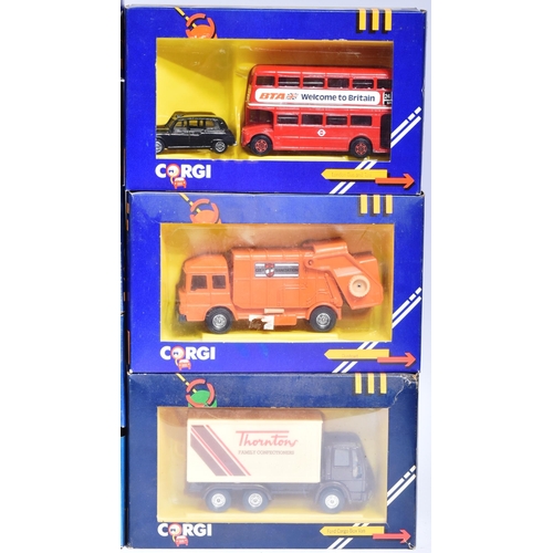 114 - Diecast - a collection of x20 vintage Corgi diecast models to include; 1168 Euro Express Bus, 1190 F... 