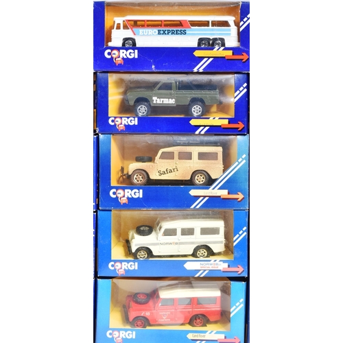 114 - Diecast - a collection of x20 vintage Corgi diecast models to include; 1168 Euro Express Bus, 1190 F... 