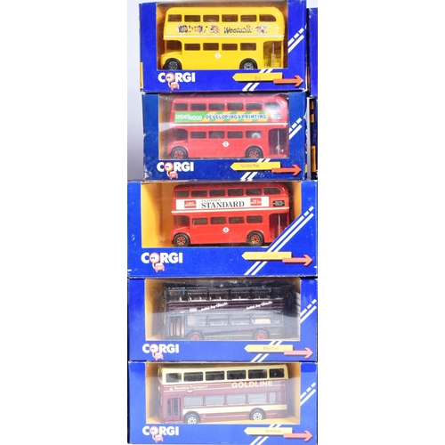 114 - Diecast - a collection of x20 vintage Corgi diecast models to include; 1168 Euro Express Bus, 1190 F... 