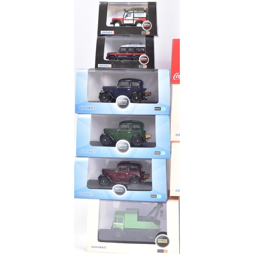 115 - Diecast - a collection of assorted Oxford made diecast models of 1/76 and 1/43 scale to include Oxfo... 