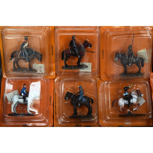 120 - Toy Soldiers - a large collection of assorted Del Prado made lead toy horse back / cavalry soldiers.... 