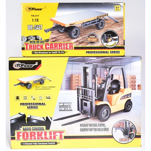 121 - Radio Control - an original Top Race made Professional Series 1/10 scale RC model Fork Lift and Truc... 