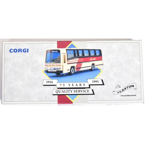 126 - Diecast - a collection of x10 assorted Corgi diecast model buses to include; East Yorkshire Diplomat... 