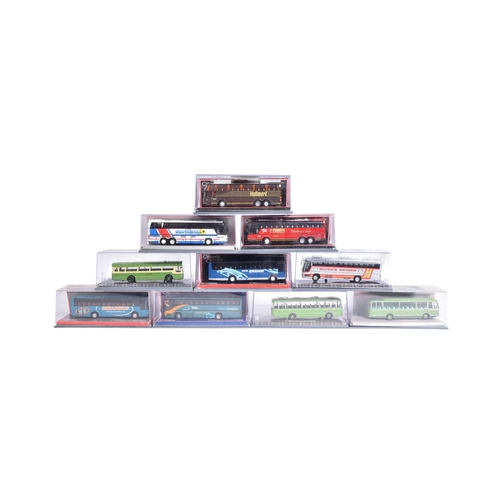 128 - Diecast - a collection of x10 Corgi Original Omnibus 1/76 scale boxed diecast model buses to include... 