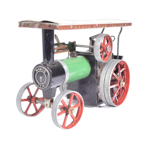 131 - Live Steam - an original vintage Mamod Live Steam Traction Engine No. TE1A. A solid fuel example, un... 