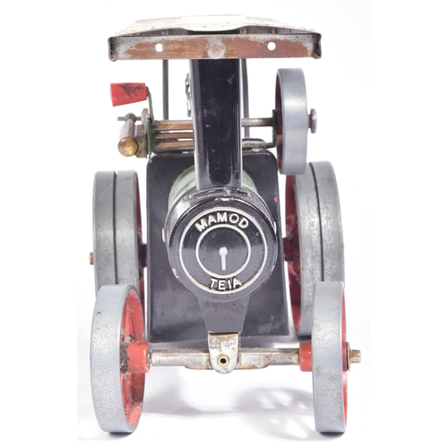 131 - Live Steam - an original vintage Mamod Live Steam Traction Engine No. TE1A. A solid fuel example, un... 