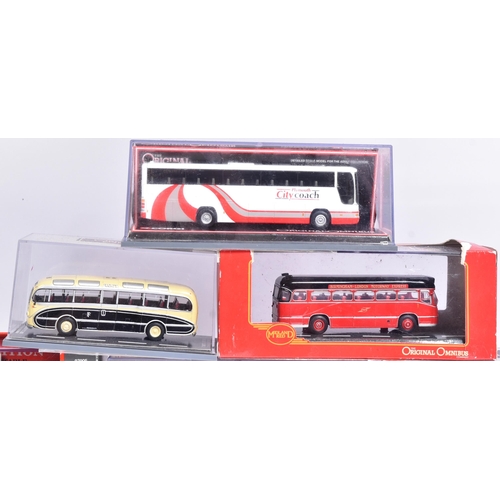 133 - Diecast - a collection of x10 Corgi Original Omnibus 1/76 scale boxed diecast model buses to include... 