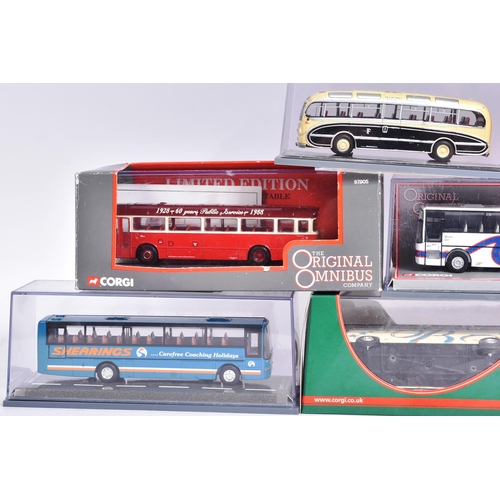 133 - Diecast - a collection of x10 Corgi Original Omnibus 1/76 scale boxed diecast model buses to include... 