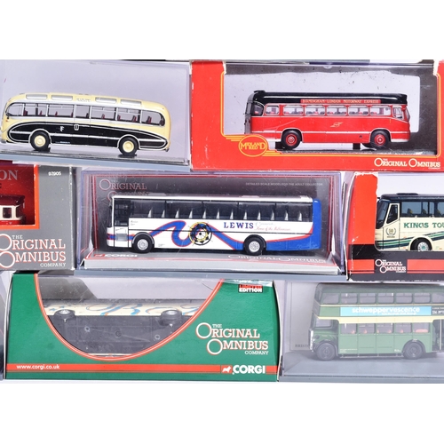 133 - Diecast - a collection of x10 Corgi Original Omnibus 1/76 scale boxed diecast model buses to include... 