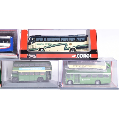 133 - Diecast - a collection of x10 Corgi Original Omnibus 1/76 scale boxed diecast model buses to include... 