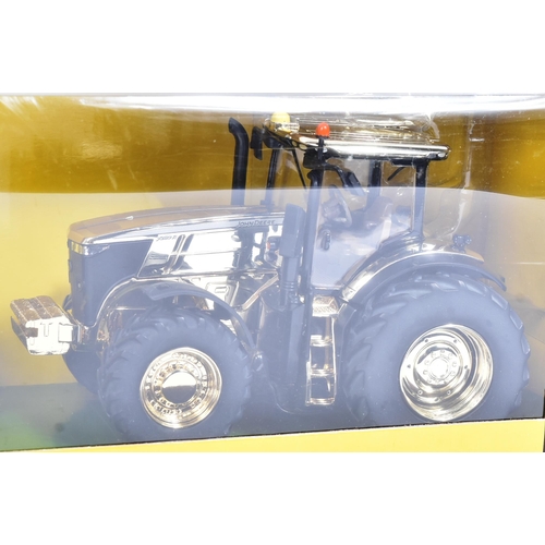 14 - Diecast - a Limited Edition Britains made 1/32 scale diecast model set of x2 gold coloured John Deer... 