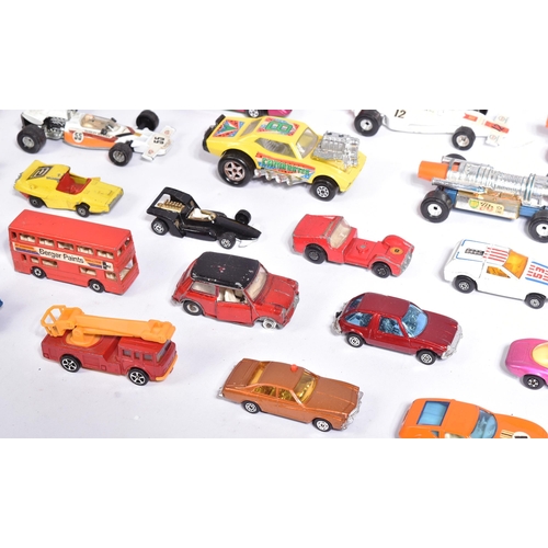 149 - Diecast - a collection of assorted vintage diecast model cars by makers, Dinky, Corgi, Lesney / Matc... 