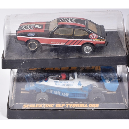 151 - Scalextric - a collection of x6 vintage Hornby Scalextric slot car race cars comprising; C137 Ligier... 