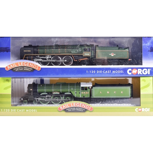 154 - Corgi Rail Legends - a collection of x7 Corgi ' Rail Legends ' 1/120 scale boxed diecast model railw... 