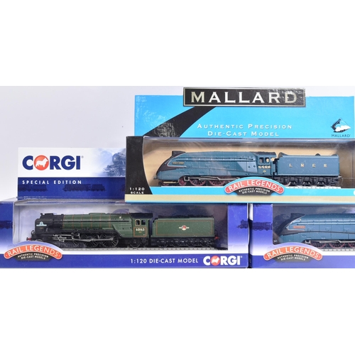 154 - Corgi Rail Legends - a collection of x7 Corgi ' Rail Legends ' 1/120 scale boxed diecast model railw... 