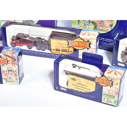 156 - Diecast - an assortment of x7 limited edition Lledo Showmans collection diecast, to include: No. GF1... 