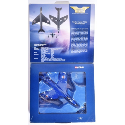 158 - Diecast - x4 limited edition Aviation Archive model aeroplanes of military interest. Comprising of, ... 