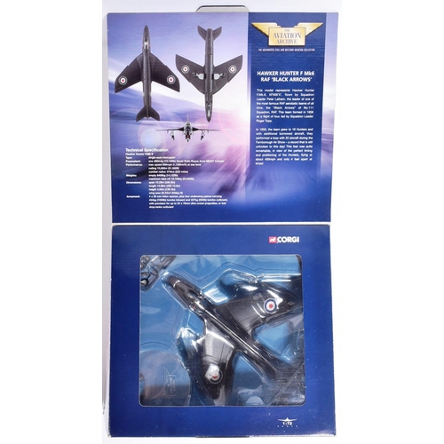 158 - Diecast - x4 limited edition Aviation Archive model aeroplanes of military interest. Comprising of, ... 