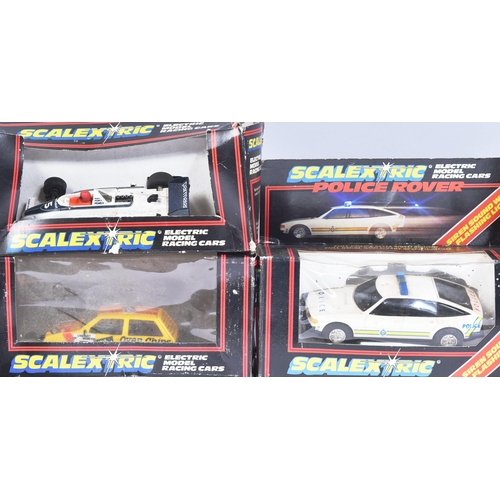 161 - Scalextric - a collection of x10 assorted vintage Scalextric slot car racing cars to include; C2016 ... 