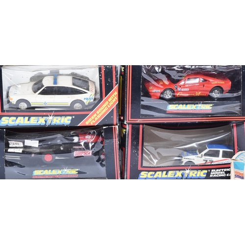 161 - Scalextric - a collection of x10 assorted vintage Scalextric slot car racing cars to include; C2016 ... 