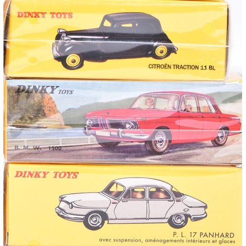 162 - Diecast - a collection of x12 Atlas Edition reissue Dinky Toys diecast model cars to include; 552 Ch... 