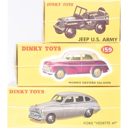 162 - Diecast - a collection of x12 Atlas Edition reissue Dinky Toys diecast model cars to include; 552 Ch... 